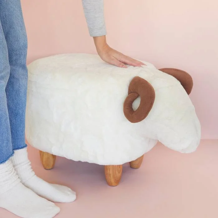 Stool Mouton White