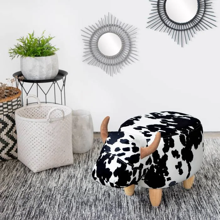 Stool Vache Black